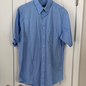 Club Room Light Blue Casual Button Down Shirt